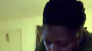 fat babe gives blowjob to giant cock on bed