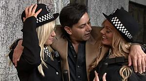 Carly Parker And Cassie Fuck Him Till He Jizzes!