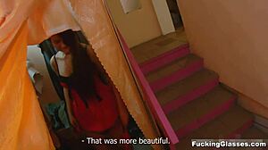 Exclamatory-Provocative Fucking Glasses Like Sexy Kendra Star Devil With Shaved Pussy In Pool Doggy Style!