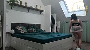 lexie grants says, 'as a chubby maid in lingerie, let's cosplay sexy scenes'