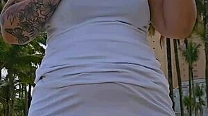 even knowing i'm married, the guy asked me to pull my panties aside, showed a photo of his cock, and then took me to the chemical toilet to suck him off?