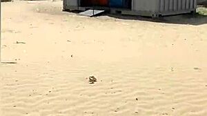 even knowing i'm married, the guy asked me to pull my panties aside, showed a photo of his cock, and then took me to the chemical toilet to suck him off?