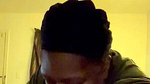 fat babe gives blowjob to giant cock on bed