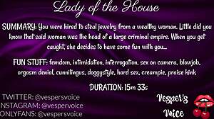 f4m erotic audio interrogated by dominant female then used for her pleasure while handcuffed