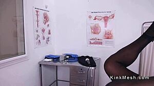 Huge Tits Lesbian Nurse Gets Anal Fucked by Patient in BDSM Scene.