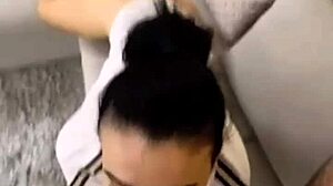 Fucked latina gabriella bent over with huge cumshot covering her body in speedys cum