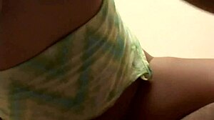 European redhead milf explores her wet Italian pussy with tongue in amateur masturbation session