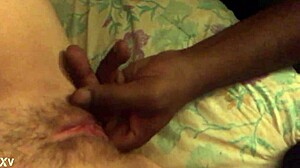 Skinny Girl Gets Her Pussy Trimmed Hard!