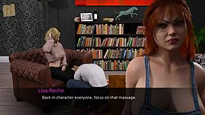 Nursing Back to Pleasure in 3D Game with Mature Curvy Character