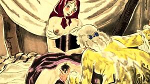 Vintage erotic art showcases timeless sensual beauty