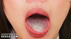 ASIAN BLOWJOB CUMSHOT BLOWBANG IN POV BUKKAKE LOOP!