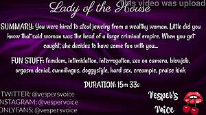 f4m erotic audio interrogated by dominant female then used for her pleasure while handcuffed