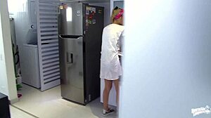 i see karla rivera blonde latina maid smashed at work