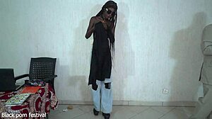 why did you remove your clothes, african secretary? forgot costume?