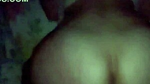 Neighbor and I quietly fuck her big ass and pussy at home