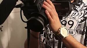 Redhead novice gives total oral to director.