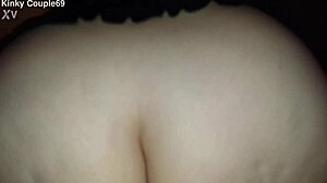 watch this milf wife ride her husband's big cock in reverse cowgirl, her big ass bouncing while he fucks her pussy hard