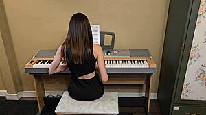 fucked a bent over piano student hard