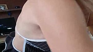 Cute Blonde Milf In Maid Outfit