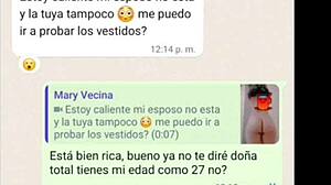 成熟拉丁女人弯腰接受后入式按摩