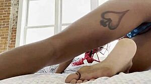 i feel so wild twerking my hairy ebony bush to orgasm alone