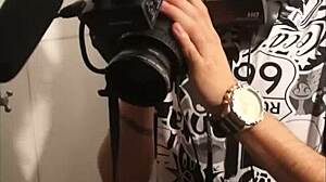 Redhead novice gives total oral to director.