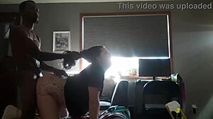 blacksugga bends over nextdoorlustbunny for midday doggystyle