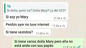 Mature latina bends over for doggystyle massage