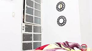 Stepmom gives deepthroat blowjob! Cum in mouth!