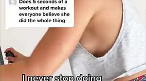 girl's nipslip while working out 😳
