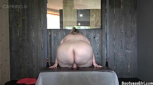 Hey, check out this bbw pawg jumping on her dildo with her fat ass bouncing everywhere 😍