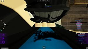 roblox emo girl enjoys intense anal sex with friend on bed