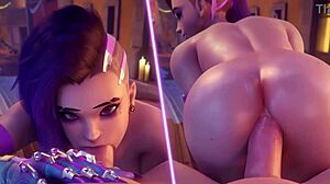 hmv features slutty game with sombra in hot latina action