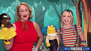 Come on, blonde milf and teen 18+ get free used on sesame street movie set