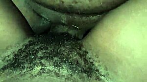 Petite Ebony Chic in Homemade Scene