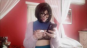 Chantal gets wild fingering and fucking with her new sex toy machine, young slut pov amateurs tits action squirt!!