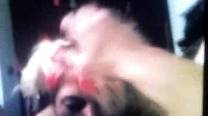 Love sucking that big cock deep!