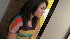 world class krystal in classroom with muscular build, fingering and anal creampie on big cock.