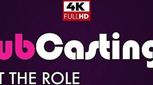 Tabitha poison shows wet pussy in casting interview