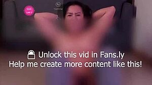 I'm trying sit ups with my lush toy in both holes, but the Asian Filipina fitness babe keeps moaning from orgasms!