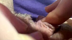 Intense Close-Up of Big Clit Reaching Powerful Orgasm in Erotic Display