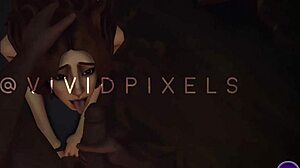 Hermione's Intense Double Penetration Threesome in Harry Potter Sims 4