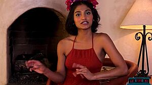 Indian milf angel constance poses beautifully