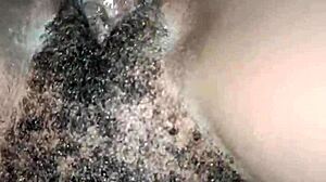 Petite Ebony Chic in Homemade Scene