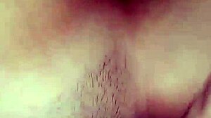 Asian girl gets cumshot on her belly after huge pussy fucking