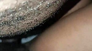 Petite Ebony Chic in Homemade Scene