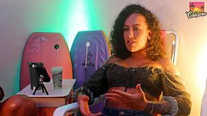 Modelo fitness Kelly Odara revela aventuras sexuais no Caiçara Talk Show - EP02