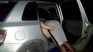 hot wife getting fucked by big black cock on the street, so wild