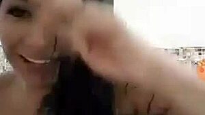 colombian woman undresses live for everyone to see