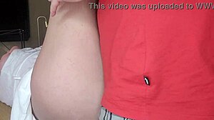 Why did my foster stepmom beg for creampie in her shaved pussy?